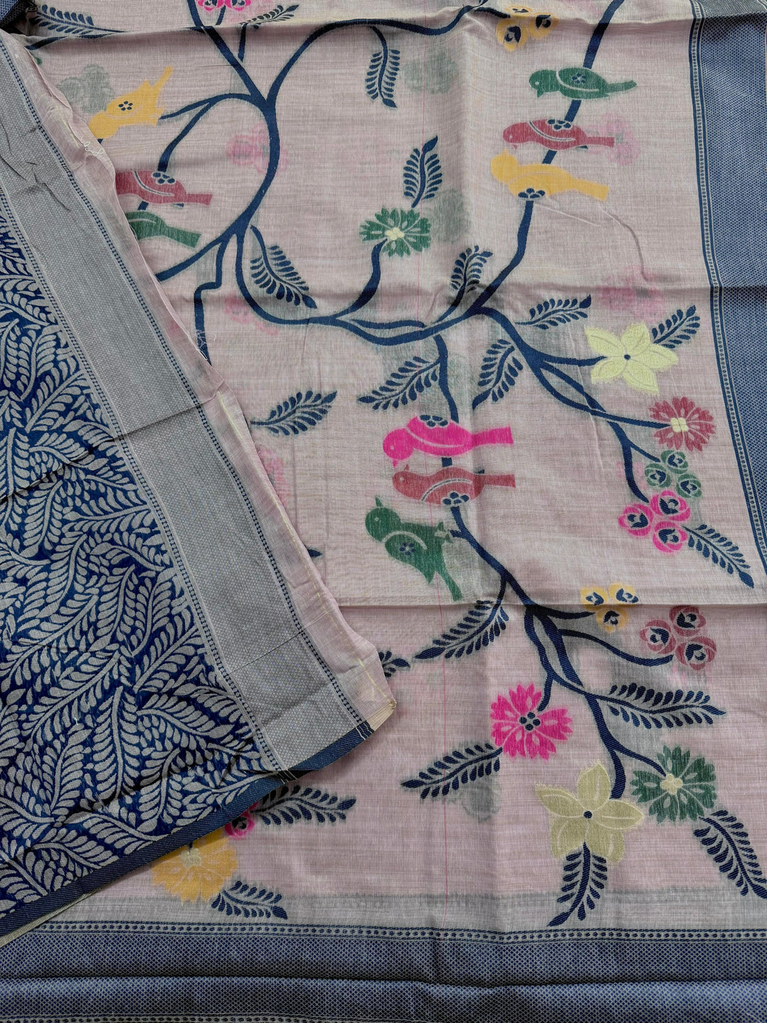 Dawn of Calm Muga Silk Saree