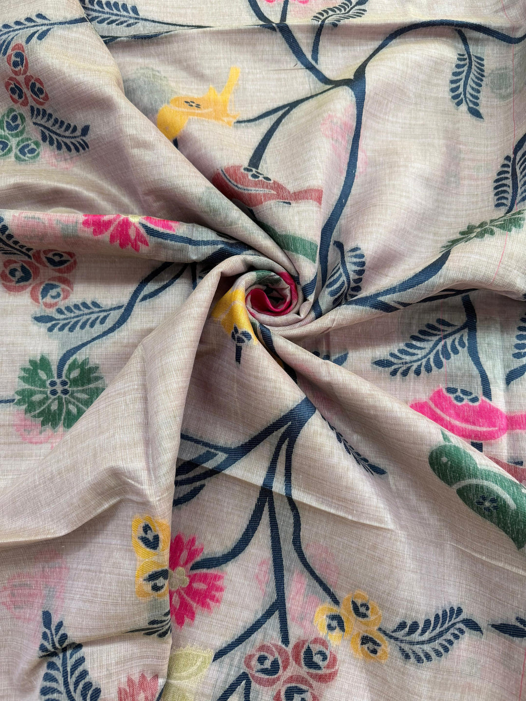 Dawn of Calm Muga Silk Saree