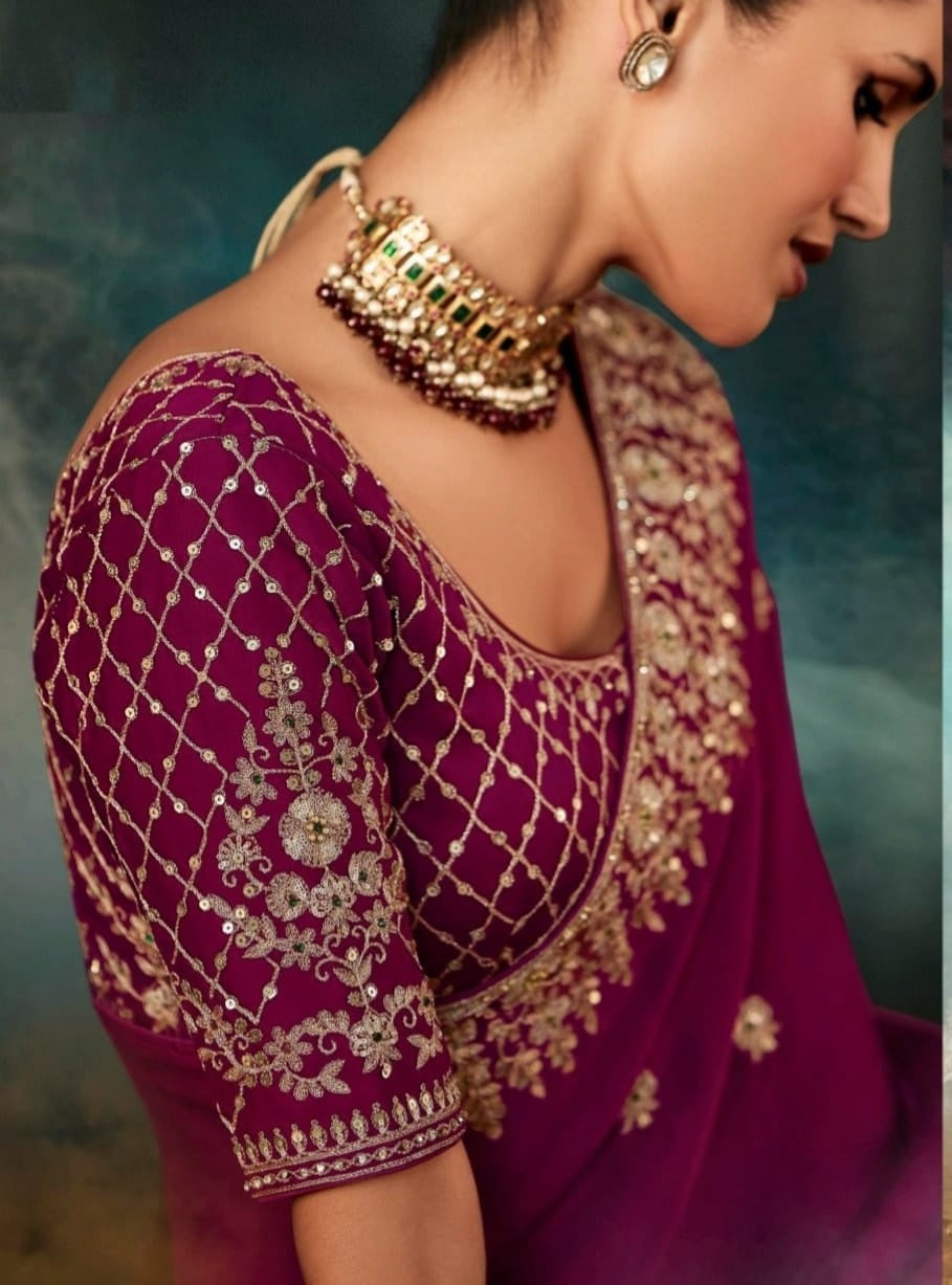 Serenity Shine Fancy Silk Saree