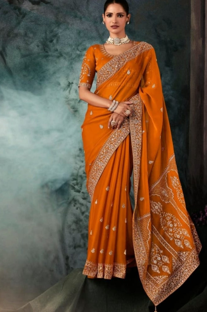 Serenity Shine Fancy Silk Saree