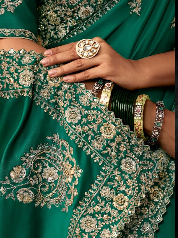 Serenity Shine Fancy Silk Saree