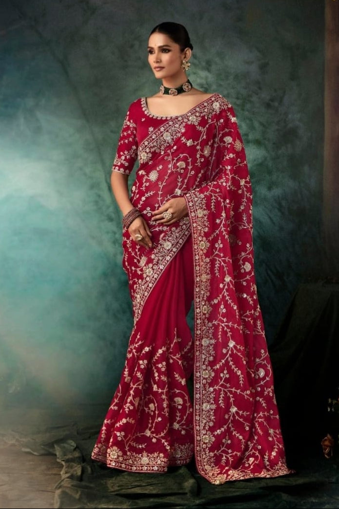 Serenity Shine Fancy Silk Saree