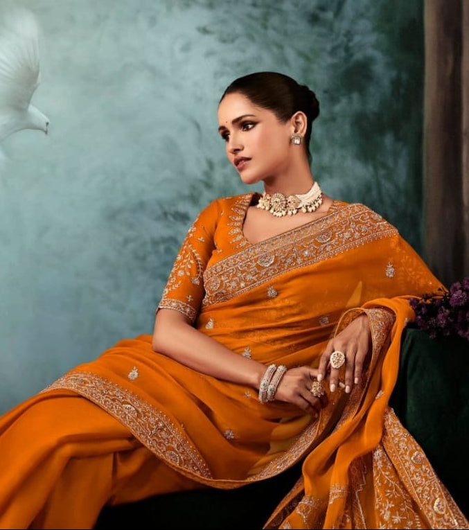 Serenity Shine Fancy Silk Saree