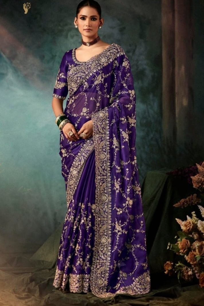 Serenity Shine Fancy Silk Saree