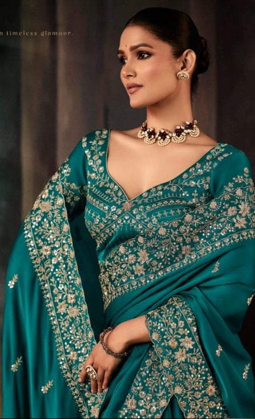 Serenity Shine Fancy Silk Saree