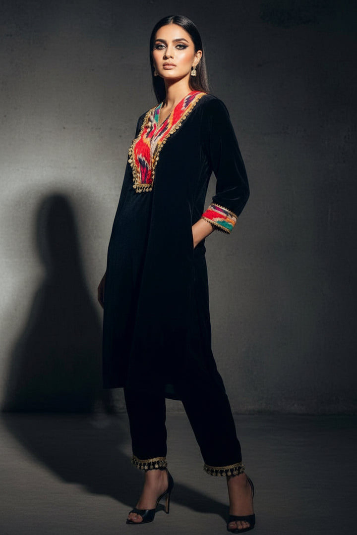 Soft Wind Velvet Coord Set