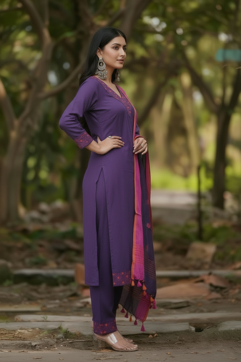 light Bliss Cotton Kurti Set
