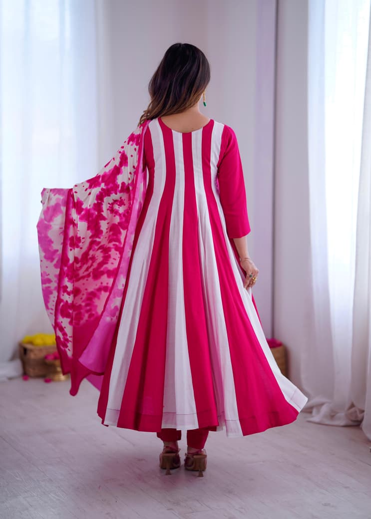 Glamour Touch Fancy Silk Gown