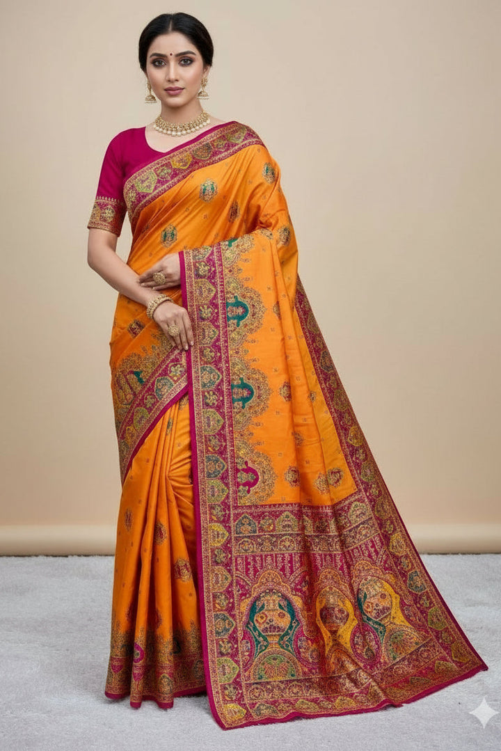 Exclusive Pashmina Paithani Silk Saree