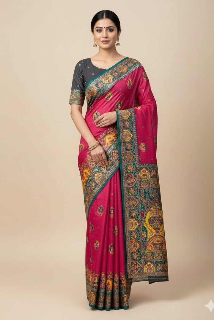 Exclusive Pashmina Paithani Silk Saree