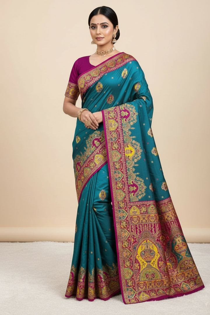Exclusive Pashmina Paithani Silk Saree