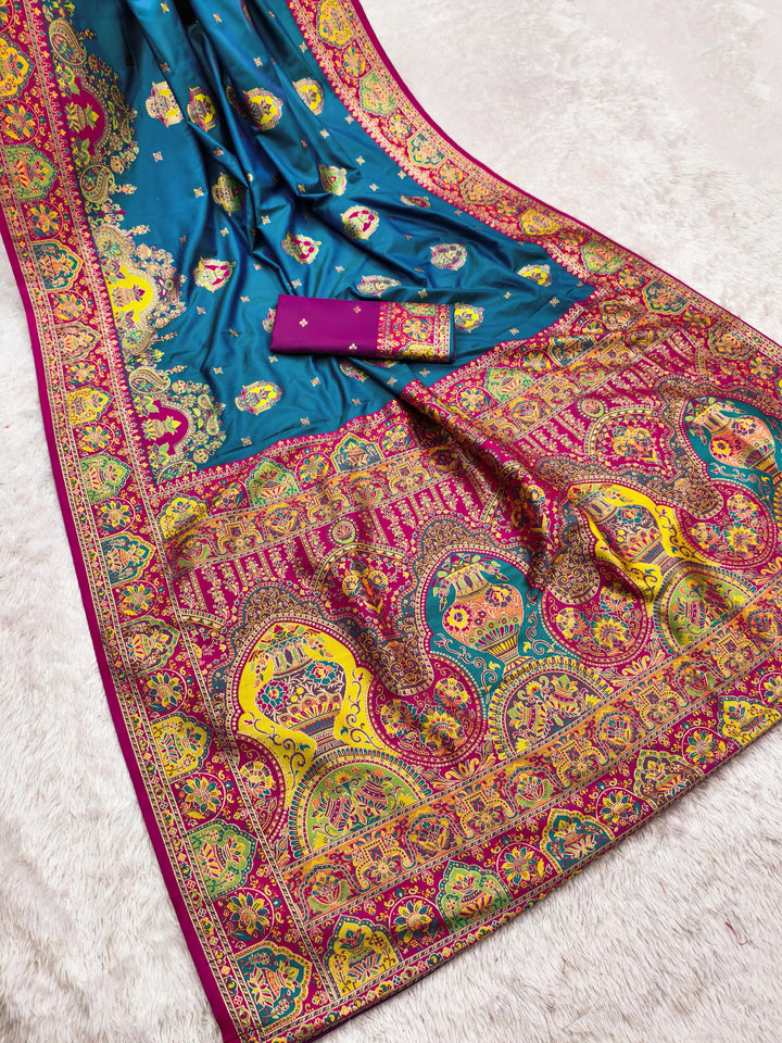 Exclusive Pashmina Paithani Silk Saree