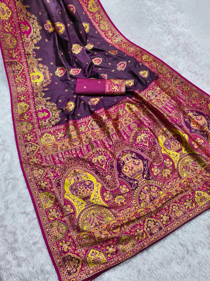 Exclusive Pashmina Paithani Silk Saree