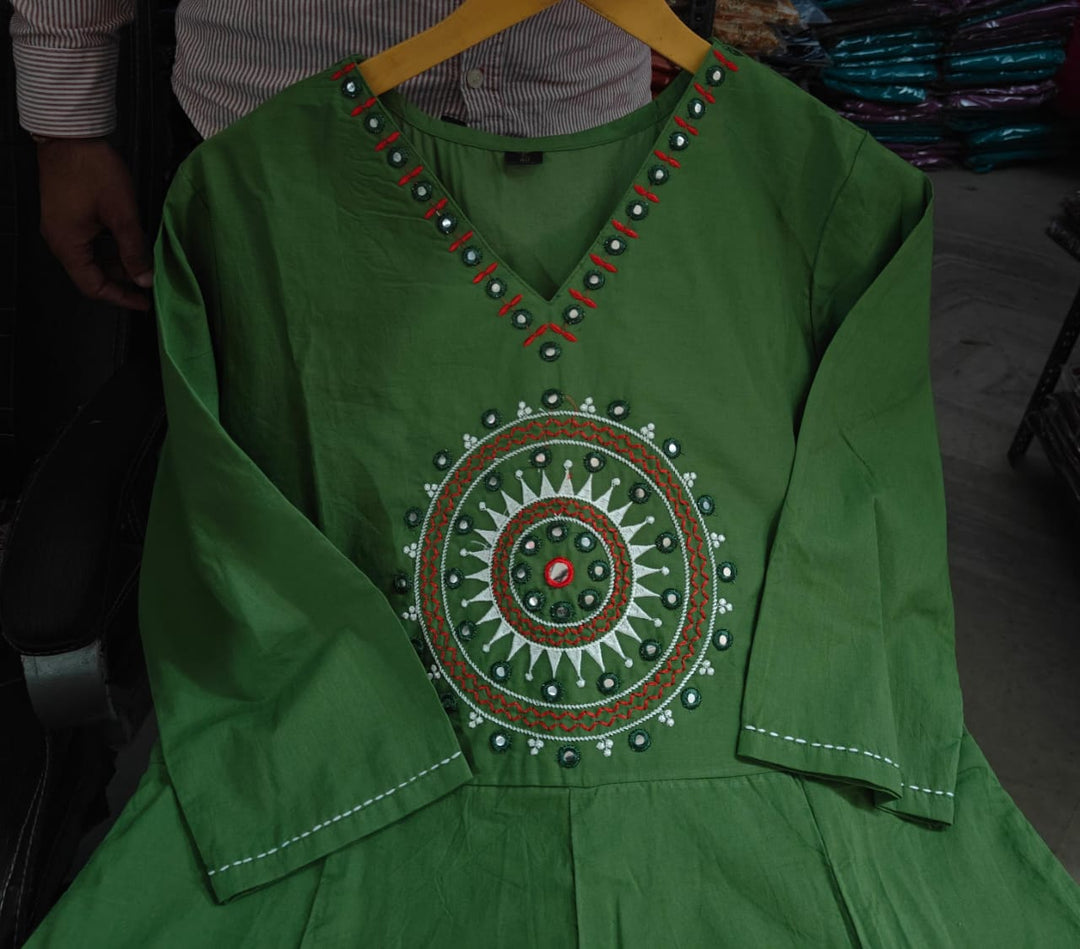 Elite Ensemble Anarkali Cotton Suit Set