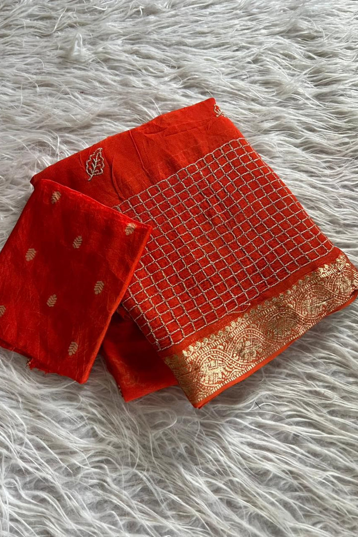 Spotlight Look Viscose Georgette Saree