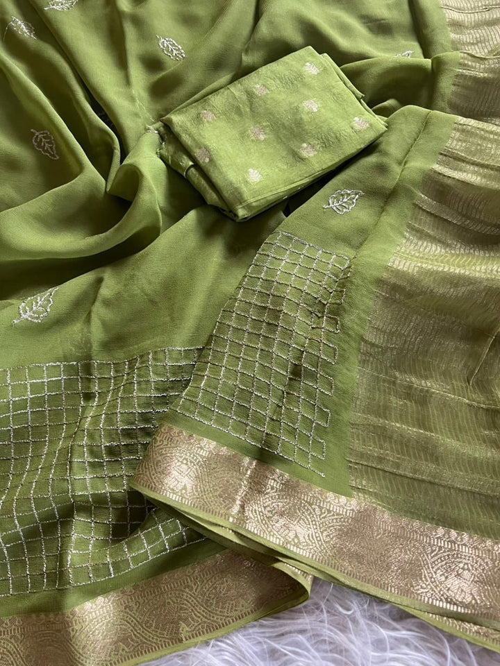 Spotlight Look Viscose Georgette Saree