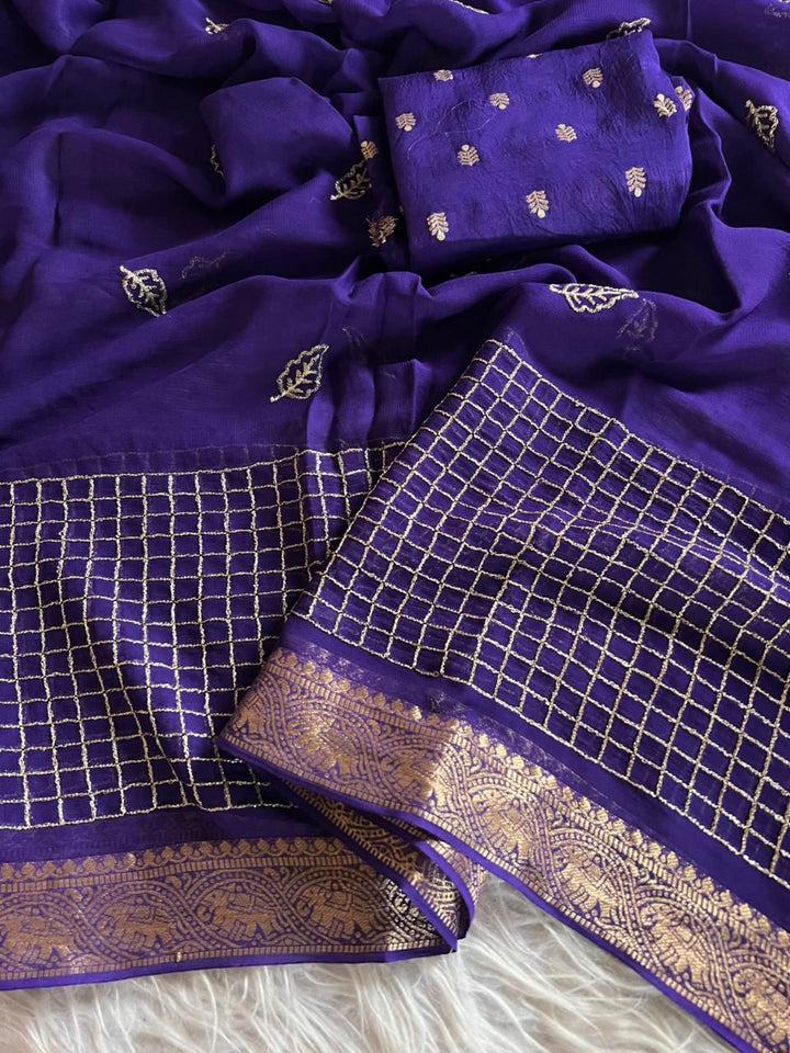 Spotlight Look Viscose Georgette Saree