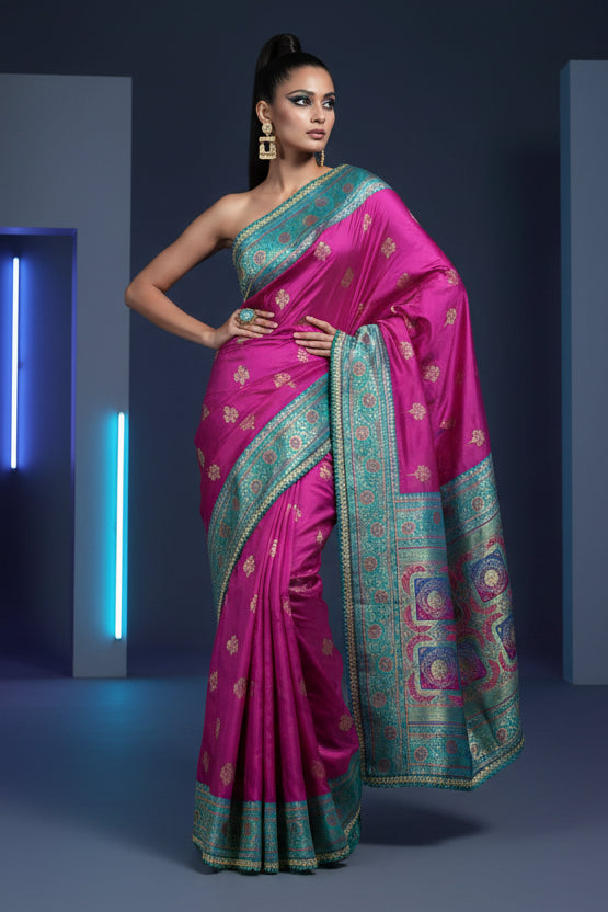 Slay the Drape Banarasi Silk Saree