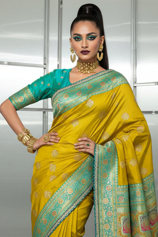 Slay the Drape Banarasi Silk Saree
