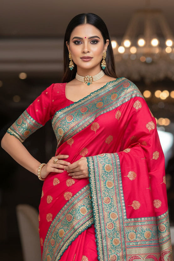 Slay the Drape Banarasi Silk Saree