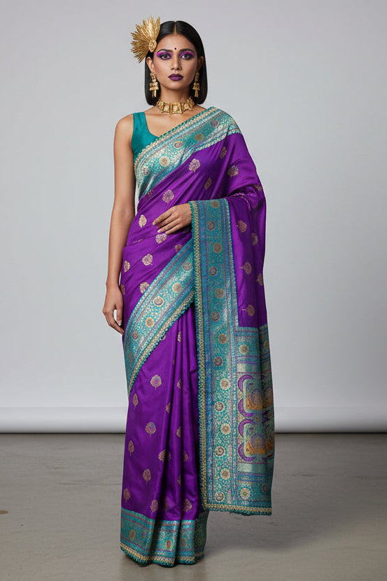 Slay the Drape Banarasi Silk Saree
