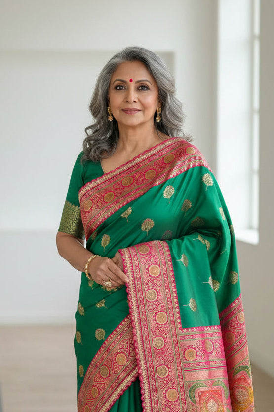 Slay the Drape Banarasi Silk Saree