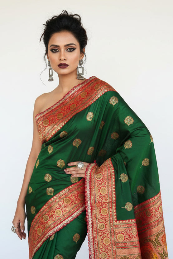 Slay the Drape Banarasi Silk Saree