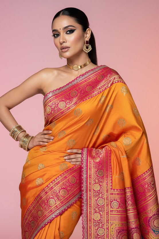 Slay the Drape Banarasi Silk Saree