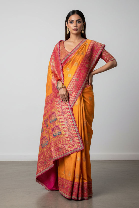 Slay the Drape Banarasi Silk Saree