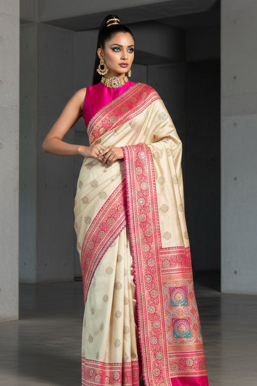 Slay the Drape Banarasi Silk Saree