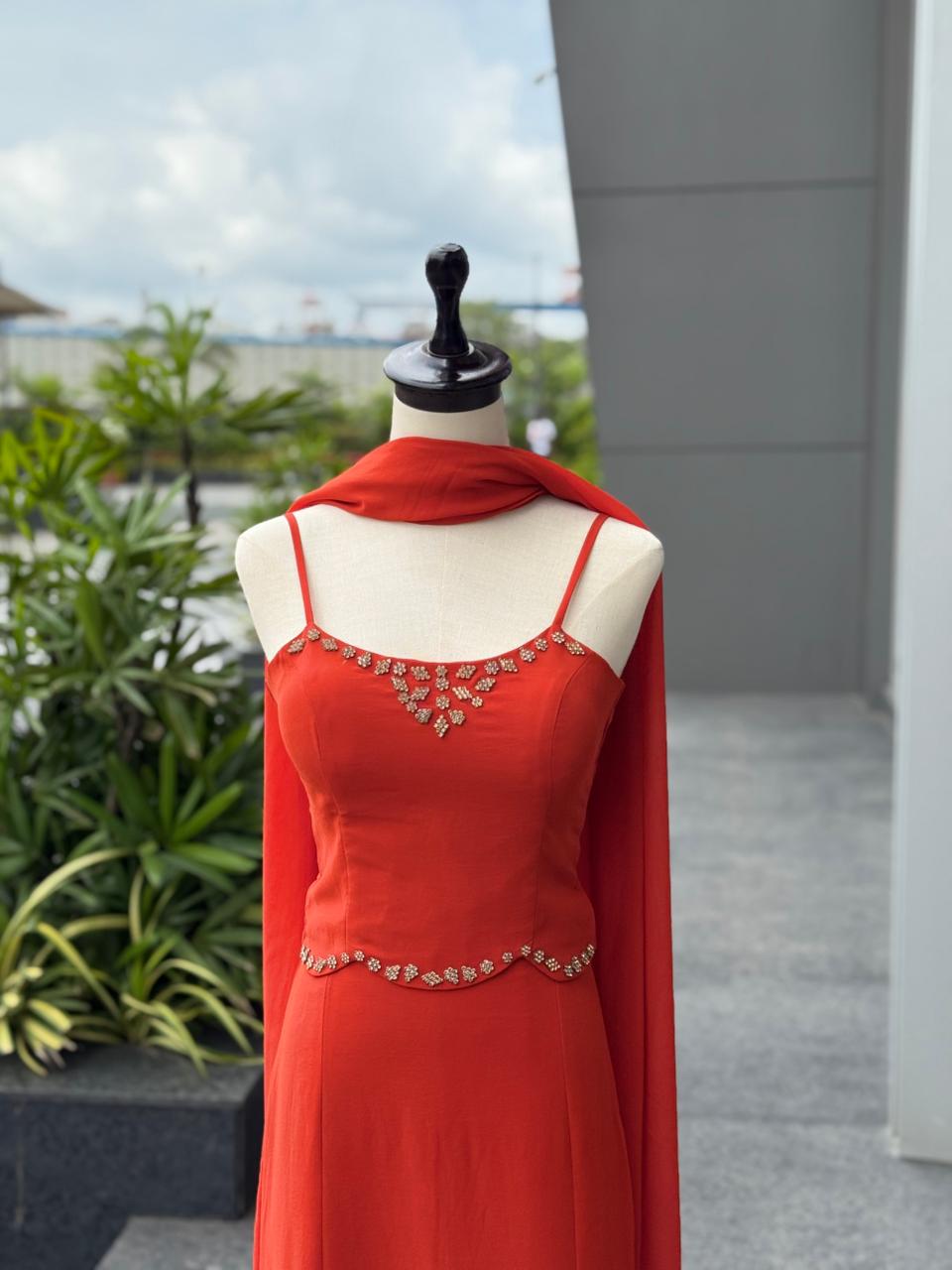 Oh! Valentine Georgette Dress