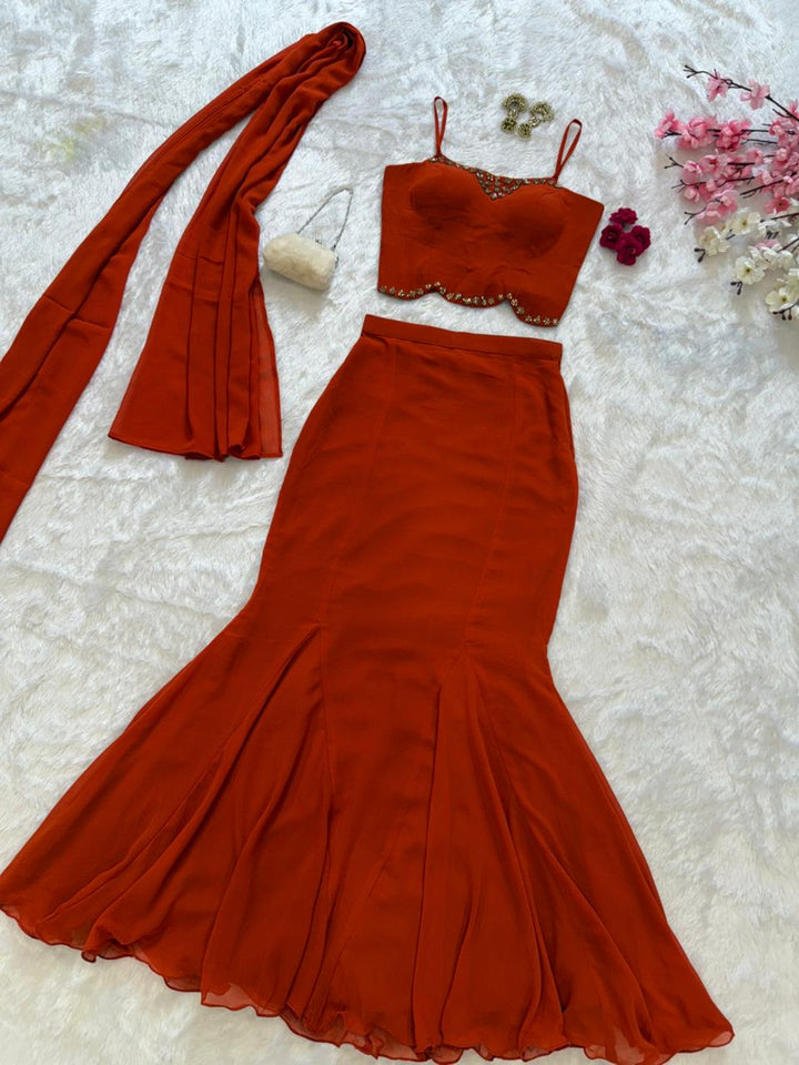 Oh! Valentine Georgette Dress