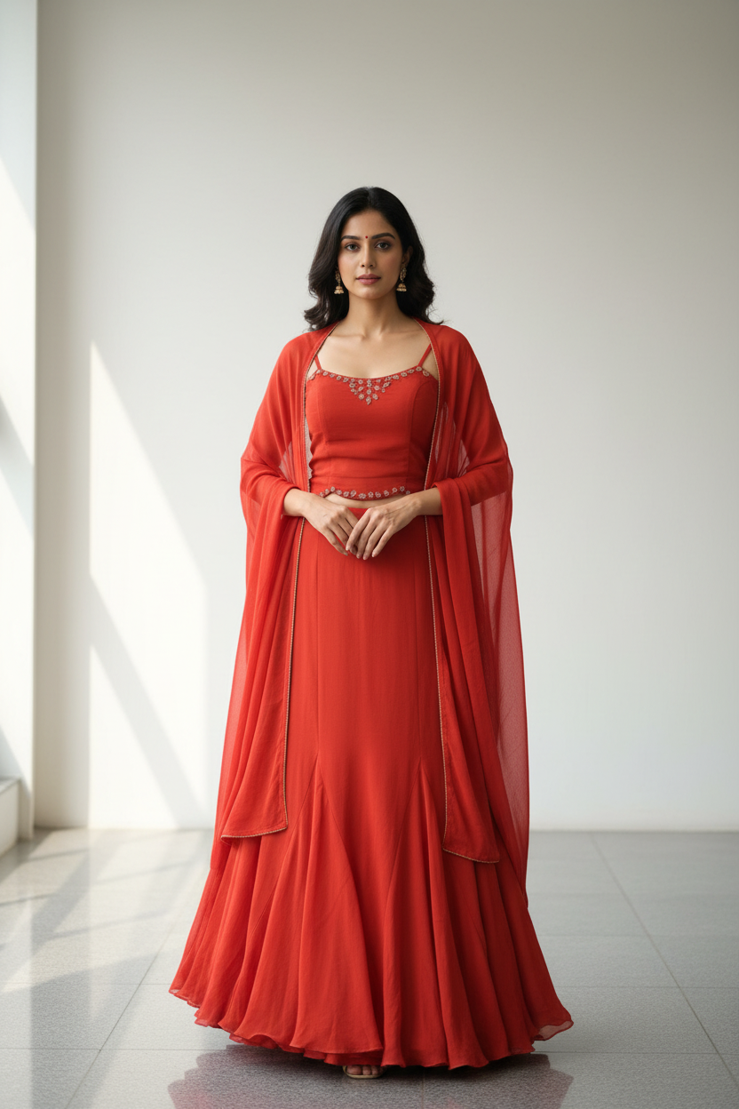 Oh! Valentine Georgette Dress