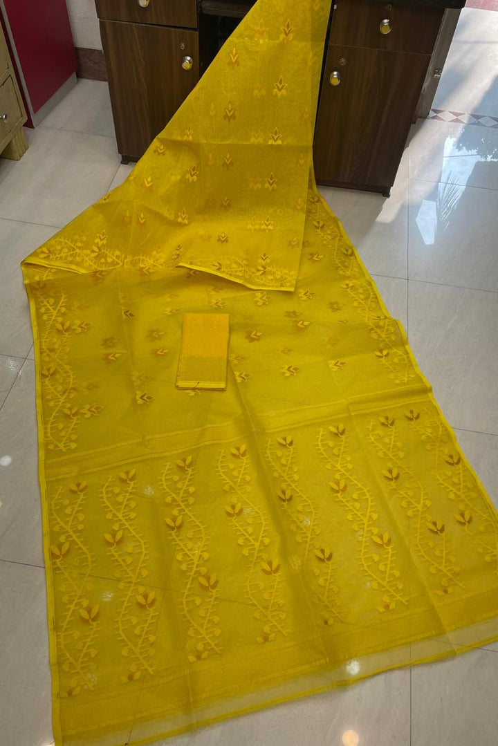 Tulir Taan Cotton Jamdani Saree