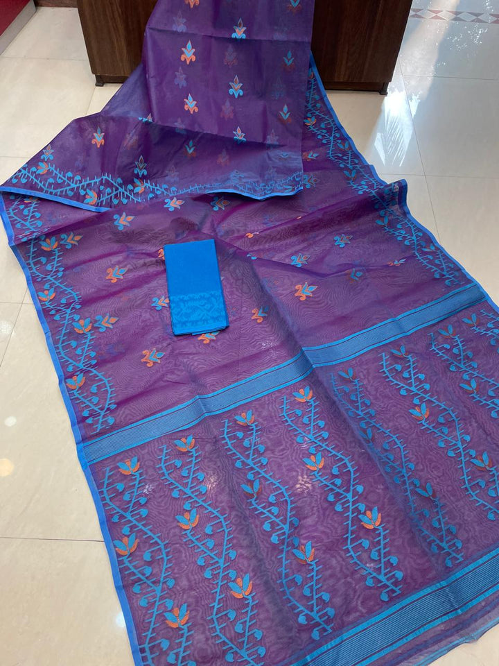 Tulir Taan Cotton Jamdani Saree