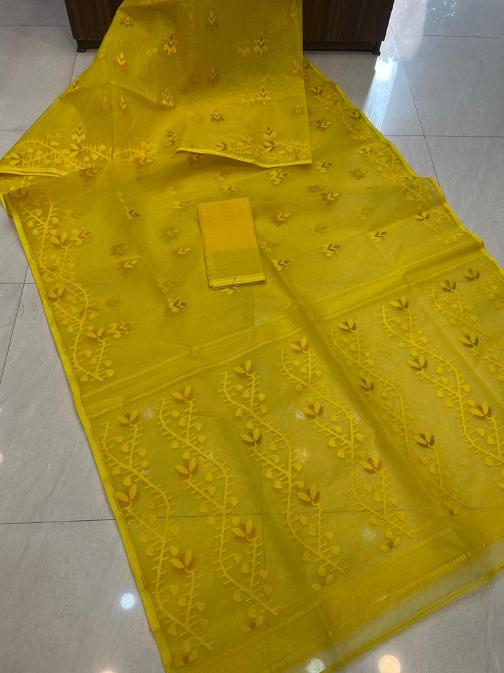 Tulir Taan Cotton Jamdani Saree