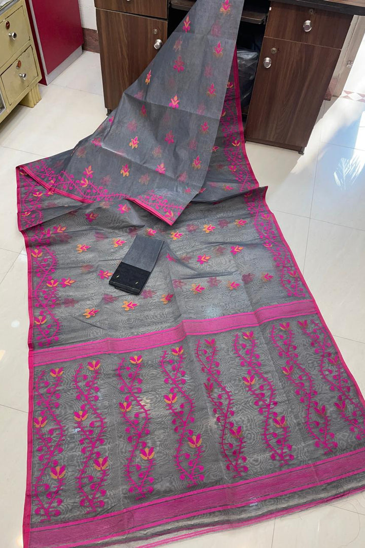 Tulir Taan Cotton Jamdani Saree