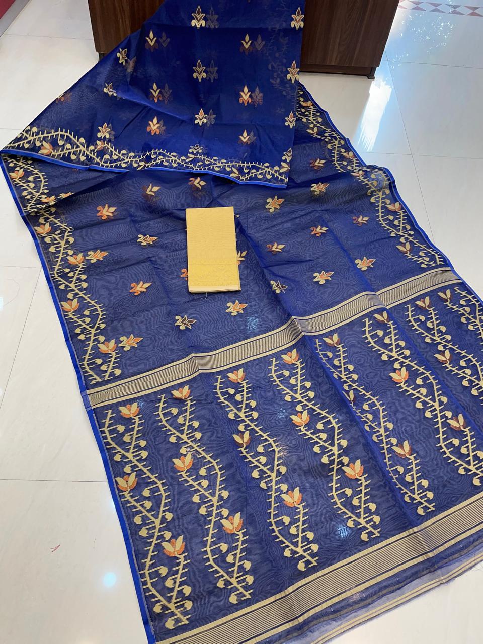 Tulir Taan Cotton Jamdani Saree