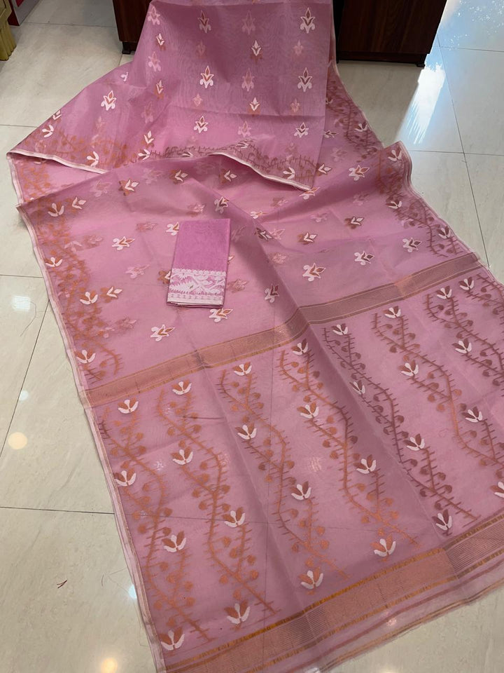 Tulir Taan Cotton Jamdani Saree