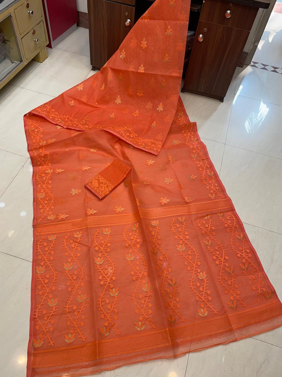 Tulir Taan Cotton Jamdani Saree