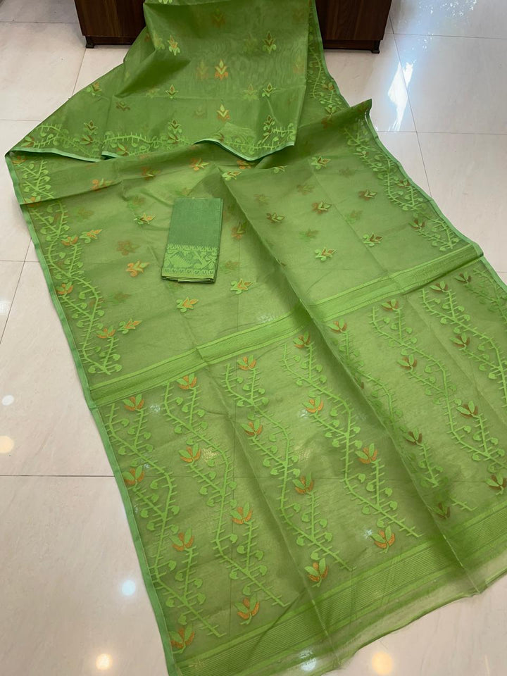 Tulir Taan Cotton Jamdani Saree