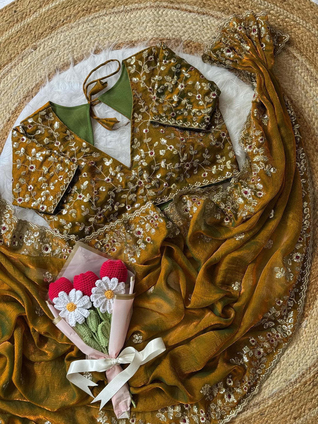 Silent Promise Partywear Chiffon Saree