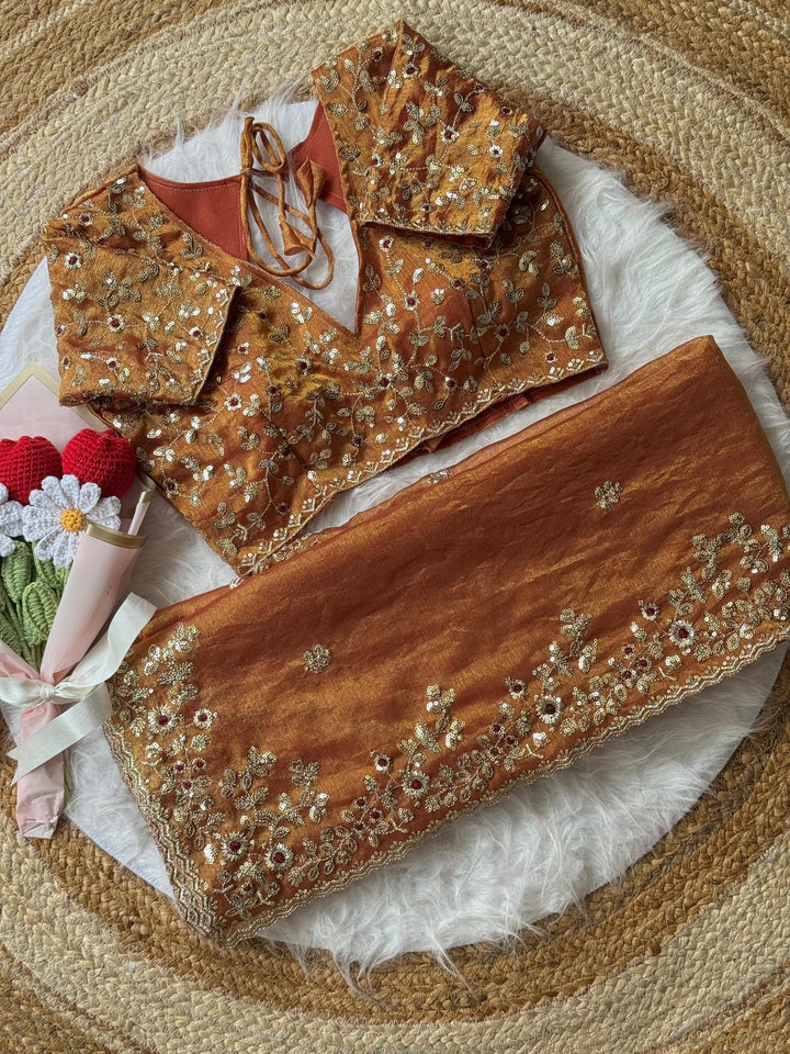 Silent Promise Partywear Chiffon Saree