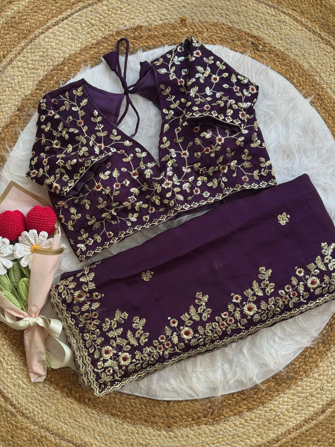 Silent Promise Partywear Chiffon Saree