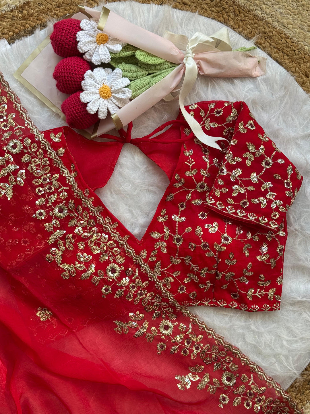 Silent Promise Partywear Chiffon Saree