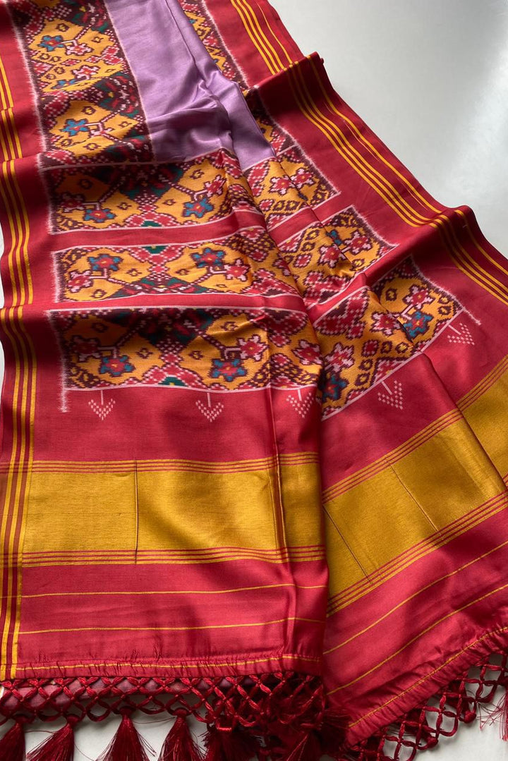 Rajrangini Patola Tussar Silk Saree