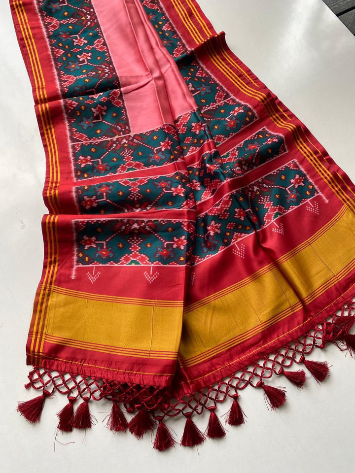 Rajrangini Patola Tussar Silk Saree