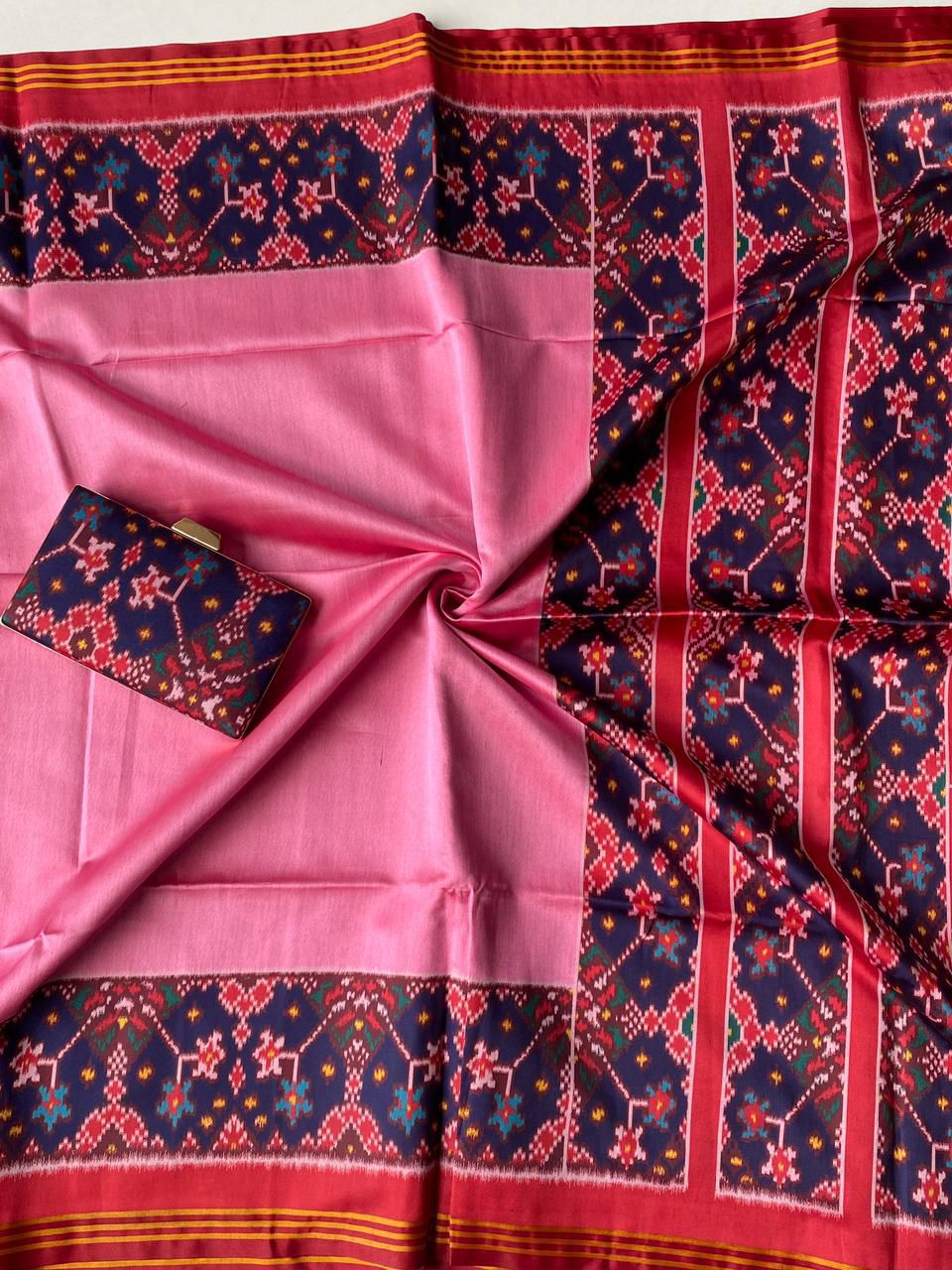 Rajrangini Patola Tussar Silk Saree