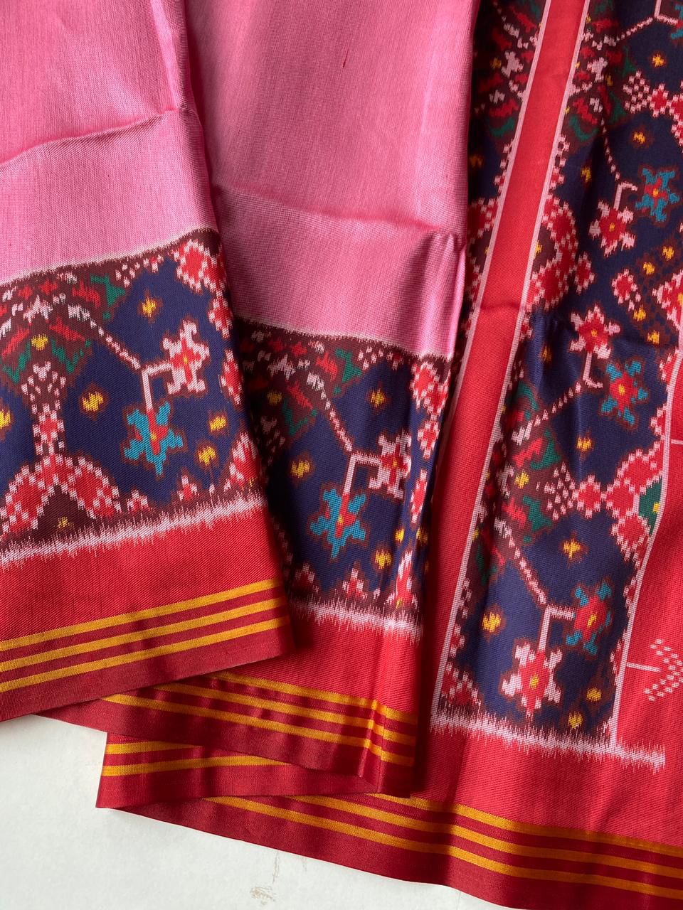 Rajrangini Patola Tussar Silk Saree