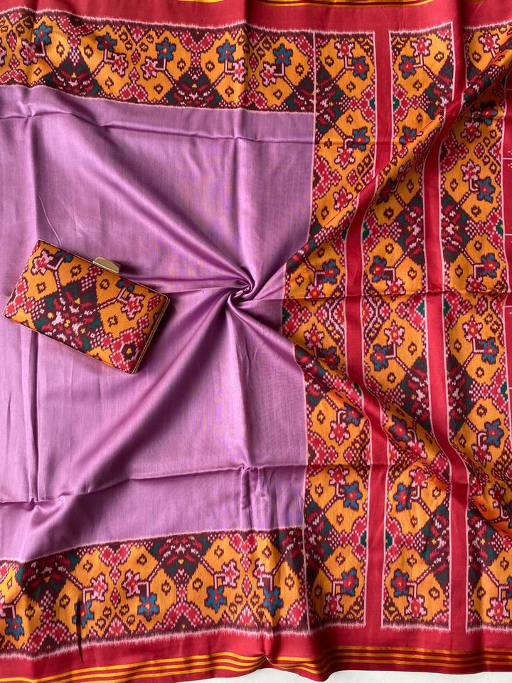 Rajrangini Patola Tussar Silk Saree
